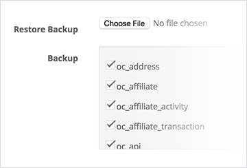 Sauvegarde et restauration