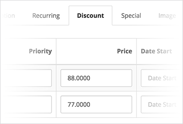 Réductions, coupons, offres spéciales