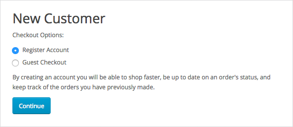 Paiement des invités et des utilisateurs enregistrés